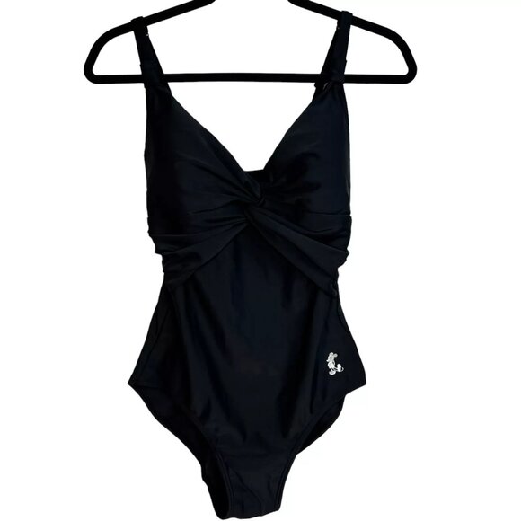 Disney Other - Disney Parks Black Mickey Mouse Adjustable Strap One Piece Swimsuit Size S
